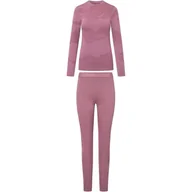 Pozostała odzież narciarska - Bielizna damska VIKING Gasher Lady Set Merino roz. S różowa - miniaturka - grafika 1