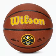 Koszykówka - Piłka do koszykówki Wilson NBA Team Alliance Denver Nuggets brown rozmiar 7 - miniaturka - grafika 1