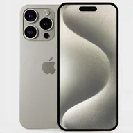 Ładowarki do telefonów - Smartfon Apple Iphone 15 Pro 128GB Beżowy Natural+ Etui Ładowarka - miniaturka - grafika 1