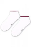 Skarpetki męskie - Steven 075 001 białe stopki męskie - miniaturka - grafika 1