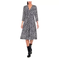 Sukienki - Replay Sukienka damska, 010 Natural White/Black, S - miniaturka - grafika 1