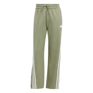 Spodnie damskie - Damskie Spodnie ADIDAS W ICONIC 3S TP IX1121 – Oliwkowy - miniaturka - grafika 1
