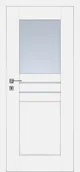 Drzwi wewnętrzne - Dre Drzwi Wewnętrzne Z Szybą Piano 2 Okleina Biała Mat - miniaturka - grafika 1