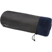 Koce - Koc polarowy z plastiku z recyklingu Lily Niebieski - miniaturka - grafika 1