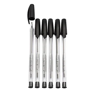 6 x Supersoft Black Stick długopis przelewowy atrament - Długopisy - miniaturka - grafika 1