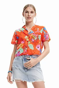 Desigual Damska koszulka, czerwony, L - Koszulki i topy damskie - miniaturka - grafika 1