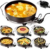 Multicookery - Duży Multi Wonder Chef Pro Garnek Patelnia Elektryczna Wok 6L termostat - miniaturka - grafika 1