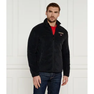 Napapijri Polarowa kurtka T-Tynik FZ Regular Fit - Kurtki męskie - miniaturka - grafika 1