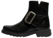 Botki damskie - Fly London RILY991FLY Damskie botki, czarne, 39 EU, Czarny, 36 EU - miniaturka - grafika 1