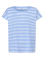 Koszulki i topy damskie - Marie Lund - T-shirt damski, niebieski|biały|wielokolorowy - miniaturka - grafika 1