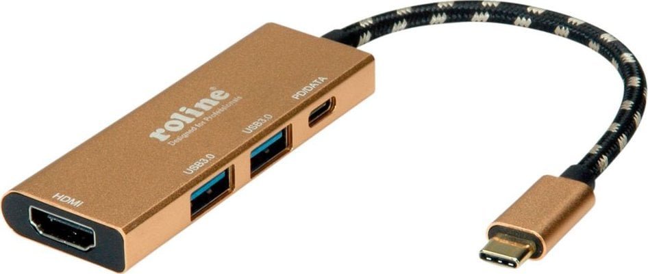 Stacja/replikator Roline Gold USB-C 12.02.1119