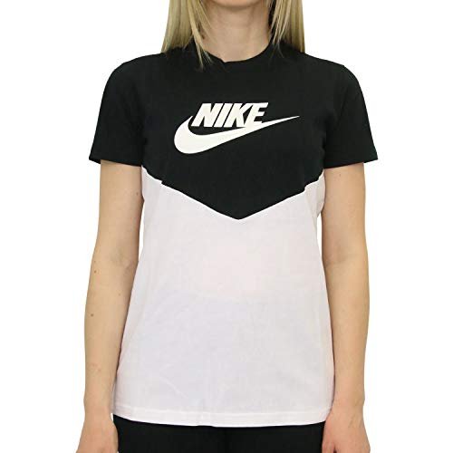 Nike Damska koszulka Heritage damska Black/White/Black M