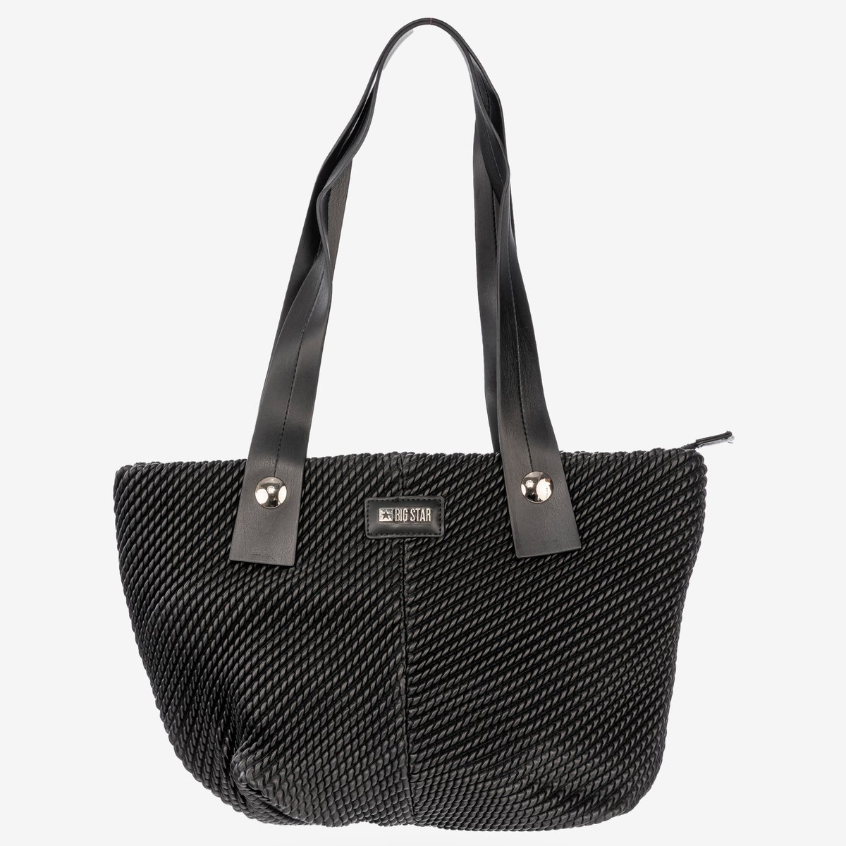 Torebka Damska Shopper Elegancka Czarna Big Star OO574046 Czarny