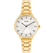 Zegarki męskie - Złoty damski zegarek z bransoletą PACIFIC X6148-11 - miniaturka - grafika 1