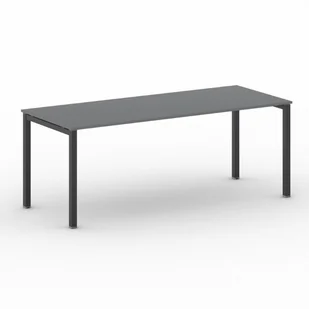 B2B Partner Stół Square 2000 x 800 x 750 mm, antracyt 499464 - Stoły i stoliki do biura - miniaturka - grafika 1