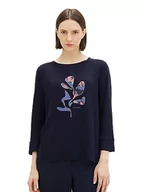 Koszulki i topy damskie - TOM TAILOR T-shirt damski, 10668 - Sky Captain Blue, XXL - miniaturka - grafika 1