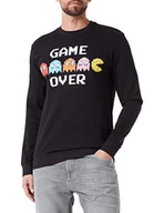 Bluzy męskie - ONLY & SONS Męska bluza Onspacman Reg Crew Neck Sweat, czarny, S - miniaturka - grafika 1