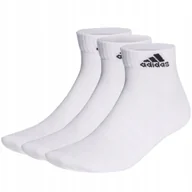 Skarpetki męskie - Skarpety adidas Thin and Light Ankle Socks 3P białe HT3468 43-45 - miniaturka - grafika 1