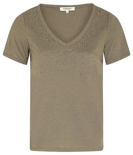 Morgan Damska koszulka Dlina, tymianek., XS - Koszulki i topy damskie - miniaturka - grafika 1