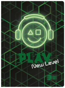 TECZKA Z GUMKĄ A4 Unipap, ST.RIGHT PLAY NEW LEVEL - Teczki i skoroszyty - miniaturka - grafika 1