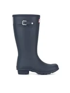Buty dla dziewczynek - Hunter Kalosze JFT6000RMA-NVY Granatowy - miniaturka - grafika 1