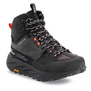 Buty trekkingowe damskie - Trekkingi Jack Wolfskin Terraquest Texapore Mid W 4056391 Phantom - grafika 1