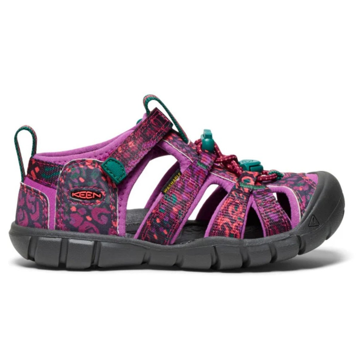 Buty dziecięce Keen Seacamp II CNX sandały z ochroną palców fioletowe-24