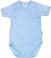 Body dla niemowląt - Body KOPERTOWE K/R 100% Bawełna NIEBIESKIE r 74 KLEKLE - miniaturka - grafika 1