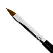 Akcesoria do paznokci - Pędzelek Do Akrylożelu Akrylu Włosie Kuny Czarny 4 - miniaturka - grafika 1