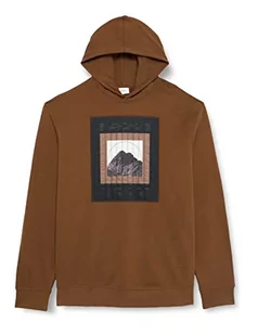 s.Oliver Big Size Bluza męska 2124695, brązowa, 3XL - Bluzy męskie - miniaturka - grafika 1