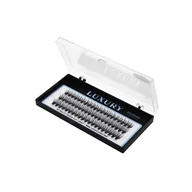 Sztuczne rzęsy i akcesoria - Luxury Lashes Extreme Volume 2C 12mm Podwójne, jedwabne kępki rzęs - miniaturka - grafika 1