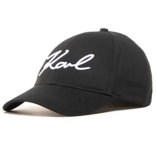 Karl Lagerfeld Czapka z daszkiem 205W3405 Black 999 - Czapki damskie - miniaturka - grafika 1