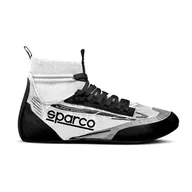 Odzież do sportów motorowych - Buty wyścigowe Sparco SUPERLEGGERA MY23 biało-czarne FIA - miniaturka - grafika 1