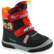 Buty dla chłopców - Ocieplane buty zimowe dla chłopca śniegowce Wojtyłko 24098 Softshell Czerwone - miniaturka - grafika 1