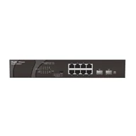 Pozostałe akcesoria sieciowe - Ruijie Networks RG-ES110GDS-P łącza sieciowe Nie zarządzany Gigabit Ethernet (10/100/1000) Obsługa PoE Czarny - miniaturka - grafika 1