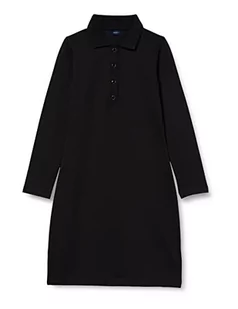 GANT Damska sukienka polo D1. z dżerseju, czarna, S - Sukienki - miniaturka - grafika 1