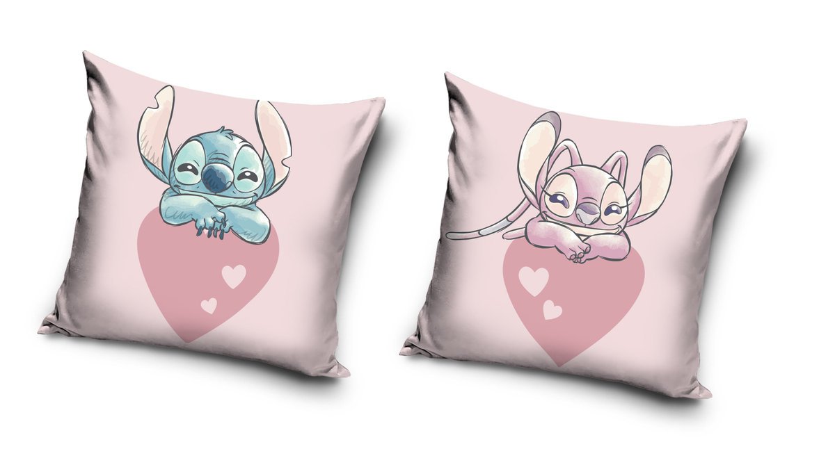 LILO I STITCH POSZEWKA na poduszkę VELVET MIŁA JASIEK 40cm Dziecięca