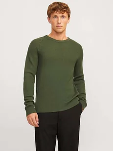 Jack & Jones Sweter w kolorze khaki - Swetry męskie - miniaturka - grafika 1