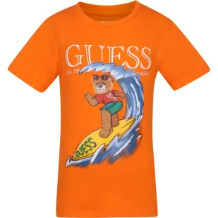 Guess T-shirt Regular Fit - Koszulki dla chłopców - miniaturka - grafika 1
