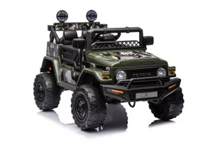JEEP TOYOTA Licencja 4 Silniki 12V Ekoskóra Piankowe Koła Moro - Pojazdy elektryczne dla dzieci - miniaturka - grafika 1