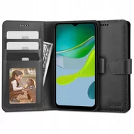 Etui i futerały do telefonów - Etui TECH-PROTECT Wallet do Motorola Moto E13 Czarny - miniaturka - grafika 1