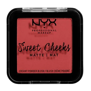 NYX Professional Makeup Professional Makeup - Sweet Cheeks - Matte Mat Creamy Powder Blush - Matowy róż do policzków - 04 CITRINE ROSE NYXCCBRO - Róże do policzków - miniaturka - grafika 3