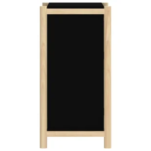 Lumarko Szafka, czarna, 62x38x75 cm, materiał drewnopochodny - Szafki do salonu - miniaturka - grafika 7