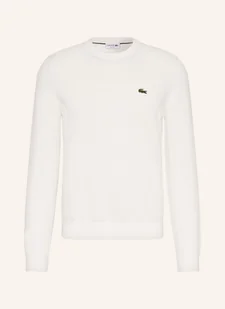 Lacoste Sweter weiss - LACOSTE - Swetry męskie - miniaturka - grafika 1