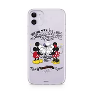 Etui i futerały do telefonów - Disney ERT GROUP ERT GROUP oryginalne etui na telefon Mickey and Minnie 005 iPhone 11 Phone Case Cover, wielokolorowe DPCMM697 - miniaturka - grafika 1