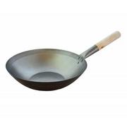 Woki - Asia Express Food Wok stalowy z płaskim dnem śr. 33cm (13 cali) - AEF 3037-uniw - miniaturka - grafika 1