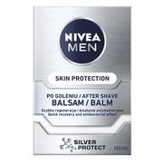 Balsamy po goleniu - Nivea Silver Protect balsam po goleniu antybakteryjny 100 ml - miniaturka - grafika 1