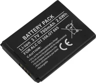 Baterie do telefonów - Avizar, bateria litowo-jonowa 3,7V 700mAh Alcatel OT-356/665 - kompaktowa konstrukcja, czarna - miniaturka - grafika 1