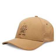 Czapki męskie - Czapka z daszkiem Tommy Hilfiger Imd 6 Panel AM0AM12805 Beżowy - miniaturka - grafika 1