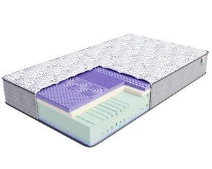 Materac piankowy BRILLANTE - 160 x 200 - H4 twardy / H3 średnio twardy - 26 cm - Materace - miniaturka - grafika 1